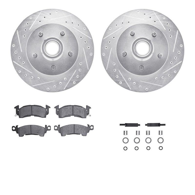 Dynamite Friction 7512-47009 Disc Brake Kit - Front