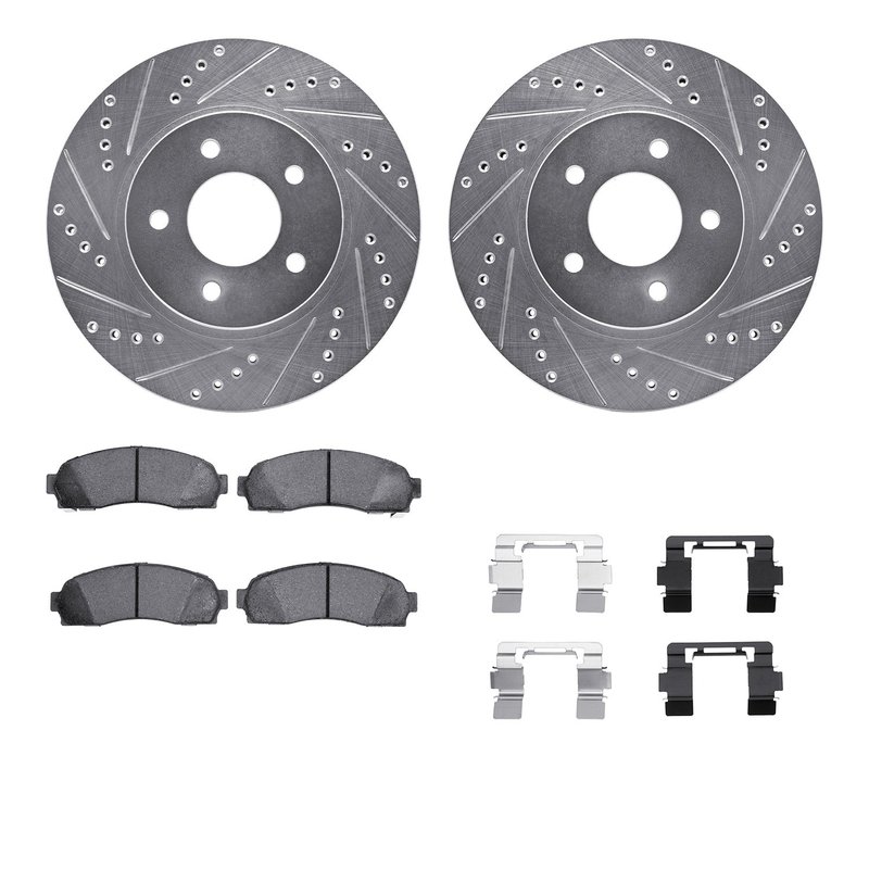 Dynamite Friction 7512-47046 Disc Brake Kit - Front