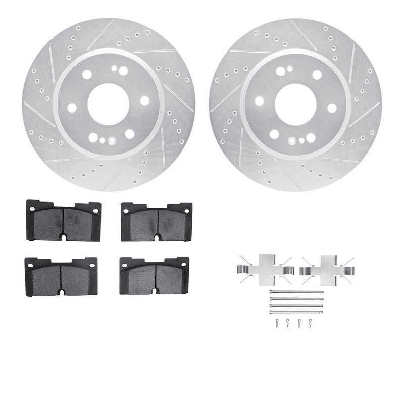 Dynamite Friction 7512-47052 Disc Brake Kit - Front