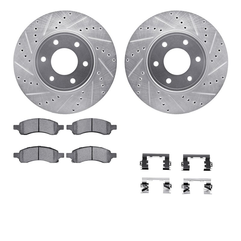 Dynamite Friction 7512-47057 Disc Brake Kit - Front