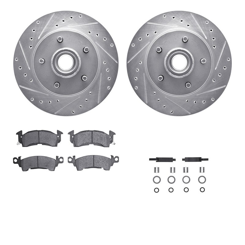 Dynamic Friction 7512-47104 Disc Brake Kit - Front