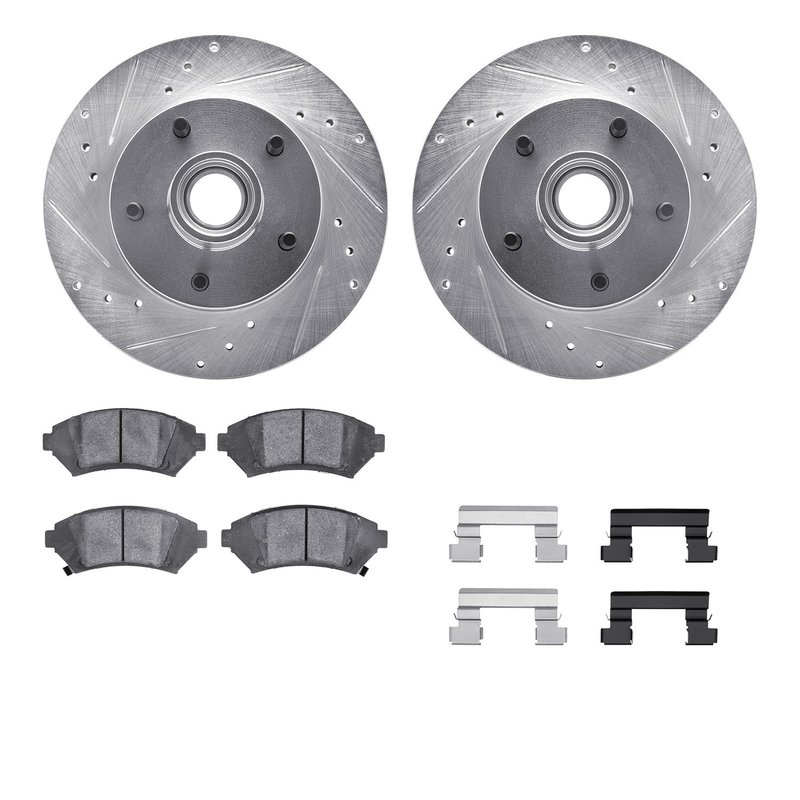 Dynamite Friction 7512-47105 Disc Brake Kit - Front