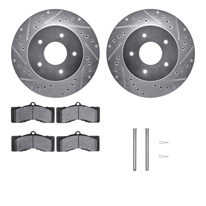 Dynamite Friction 7512-47124 Disc Brake Kit - Front