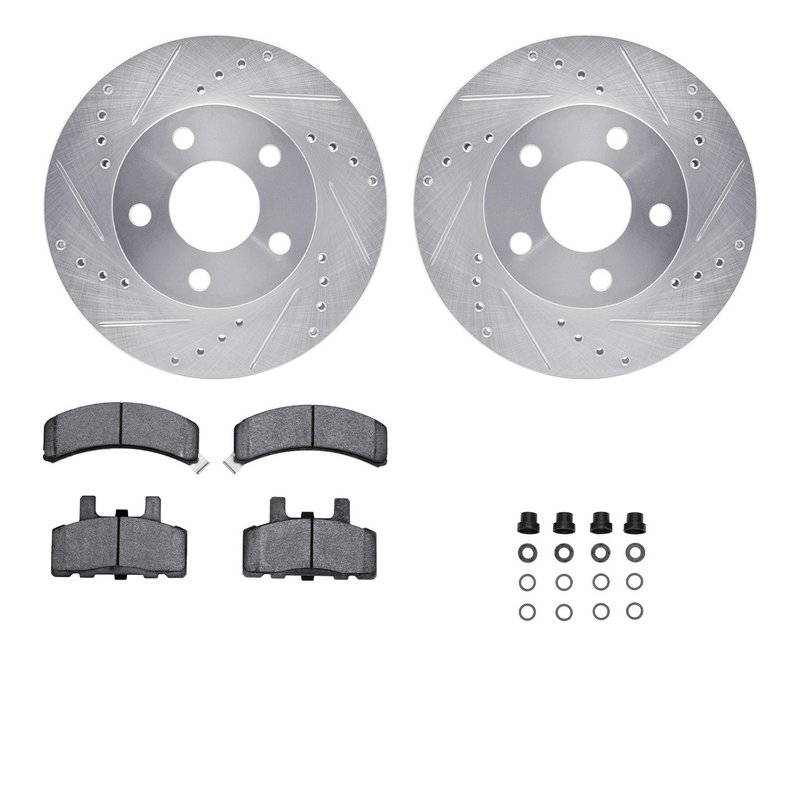 Dynamite Friction 7512-47155 Disc Brake Kit - Front