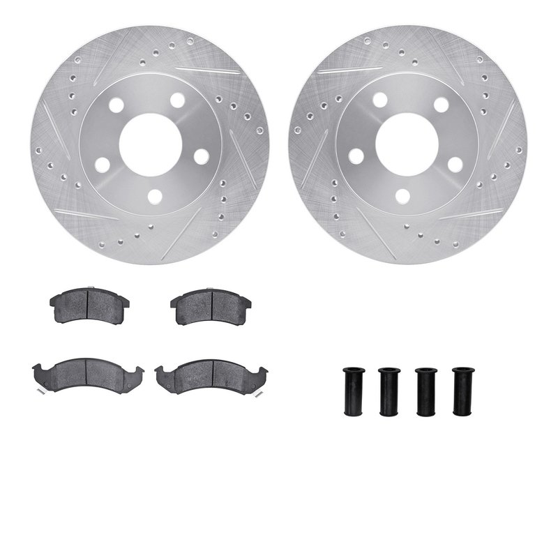 Dynamite Friction 7512-47157 Disc Brake Kit - Front