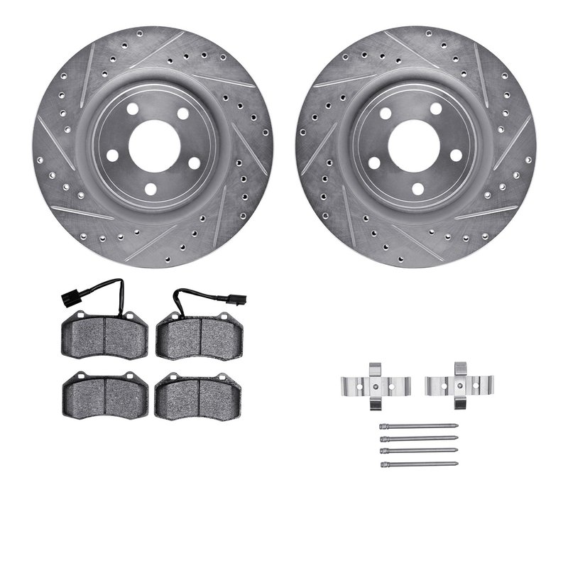 Dynamite Friction 7512-47207 Disc Brake Kit - Front