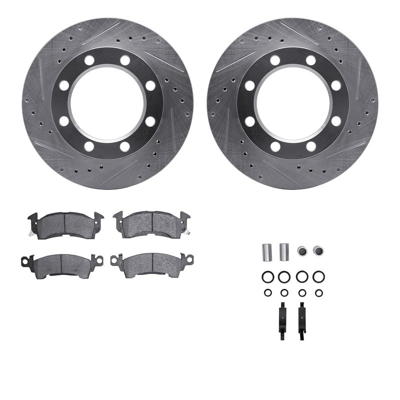 Dynamite Friction 7512-48001 Disc Brake Kit - Front