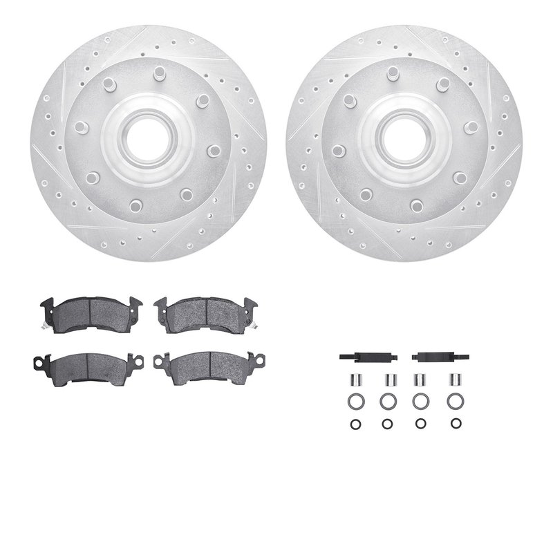 Dynamite Friction 7512-48002 Disc Brake Kit - Front