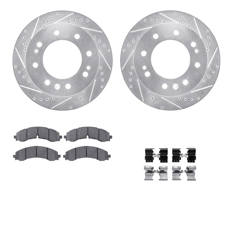 Dynamite Friction 7512-48032 Disc Brake Kit - Front
