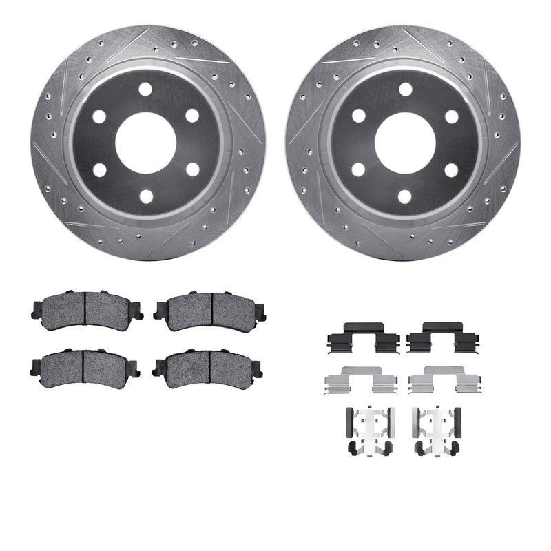 Dynamite Friction 7512-48042 Disc Brake Kit - Rear