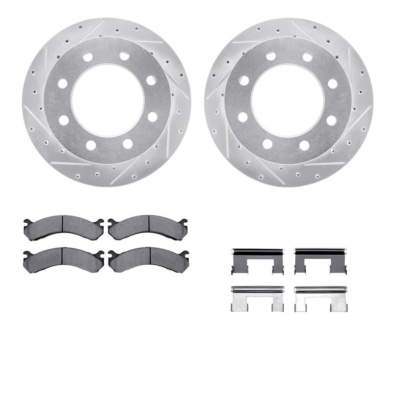 Dynamite Friction 7512-48050 Disc Brake Kit - Rear