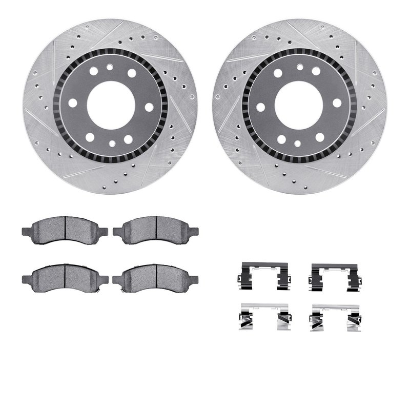 Dynamite Friction 7512-48059 Disc Brake Kit - Front