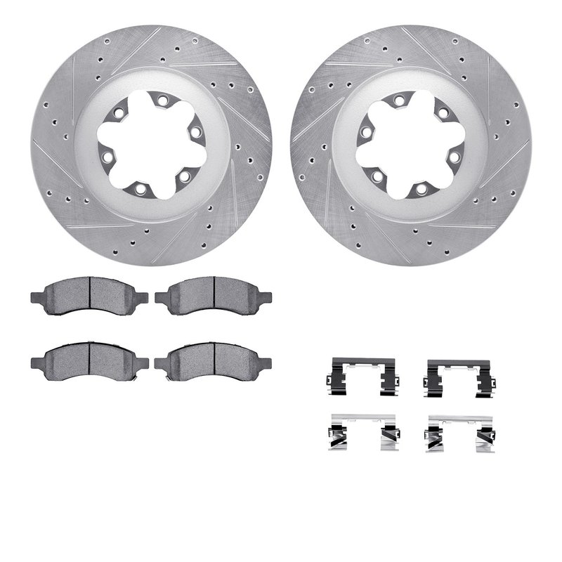 Dynamite Friction 7512-48060 Disc Brake Kit - Front