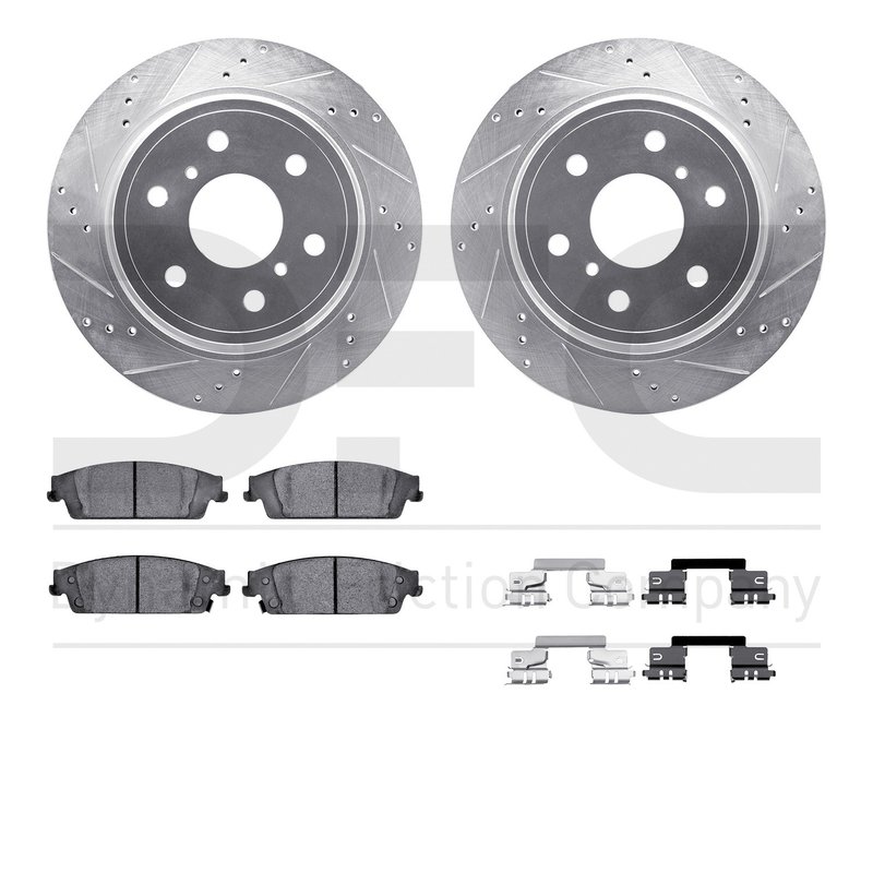 Dynamic Friction 7512-48063 Disc Brake Kit - Rear