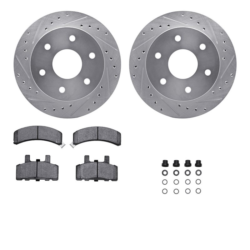 Dynamite Friction 7512-48117 Disc Brake Kit - Front