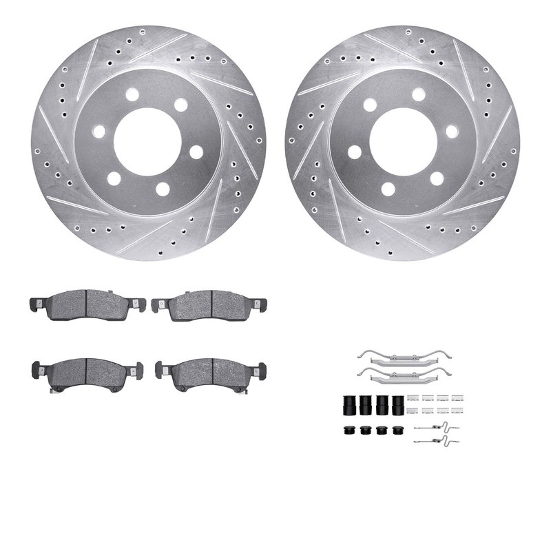 Dynamite Friction 7512-48126 Disc Brake Kit - Front