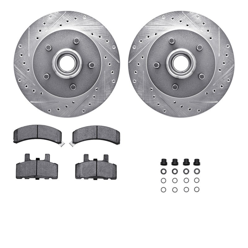 Dynamite Friction 7512-48174 Disc Brake Kit - Front
