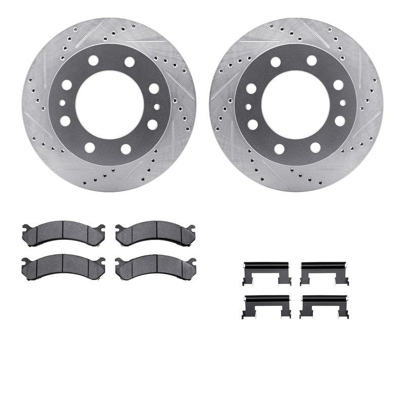 Dynamite Friction 7512-48300 Disc Brake Kit - Front