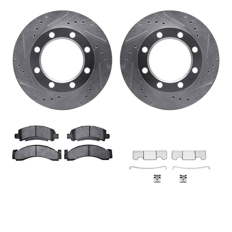 Dynamite Friction 7512-48351 Disc Brake Kit - Front