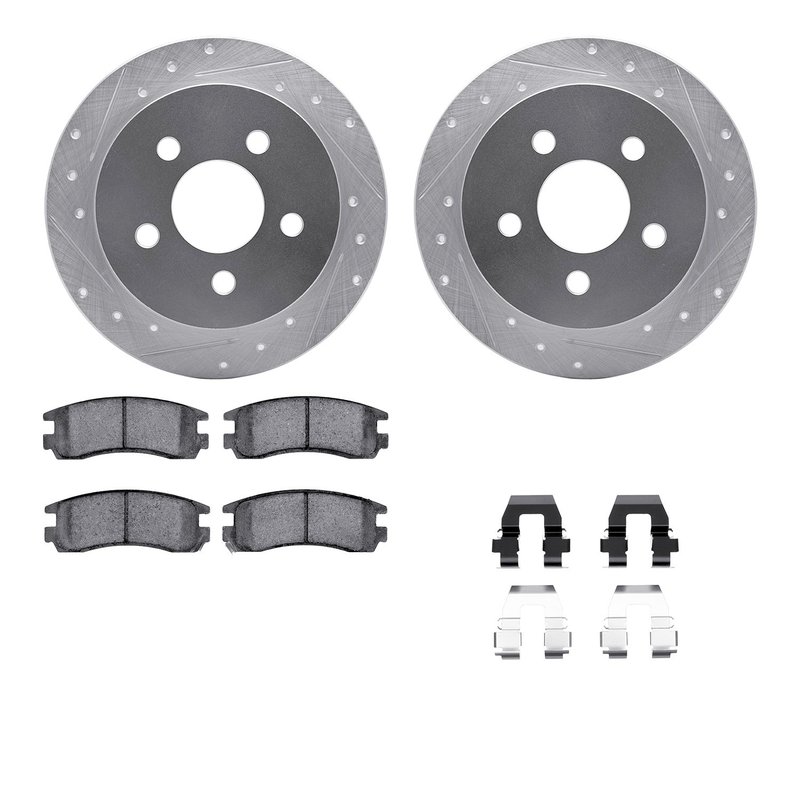 Dynamite Friction 7512-52001 Disc Brake Kit - Rear