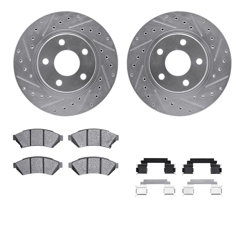 Dynamite Friction 7512-52002 Disc Brake Kit - Front