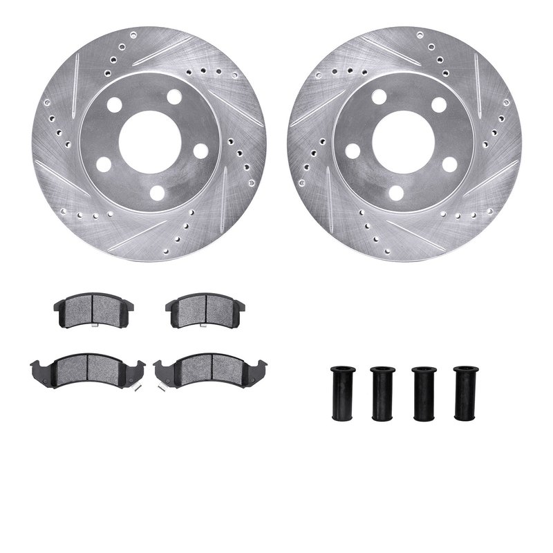 Dynamite Friction 7512-52026 Disc Brake Kit - Front