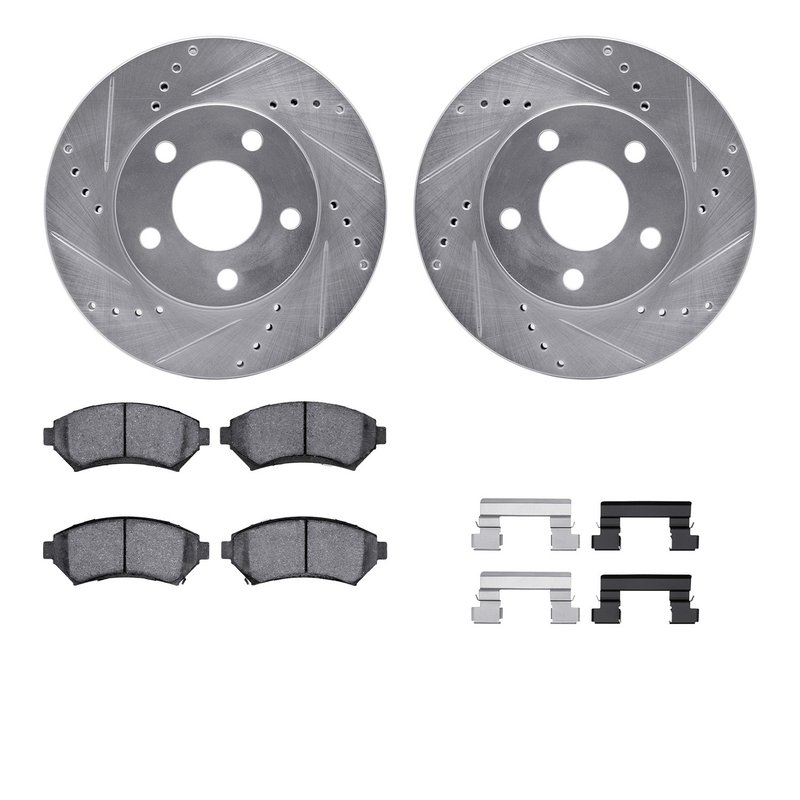 Dynamite Friction 7512-52035 Disc Brake Kit - Front
