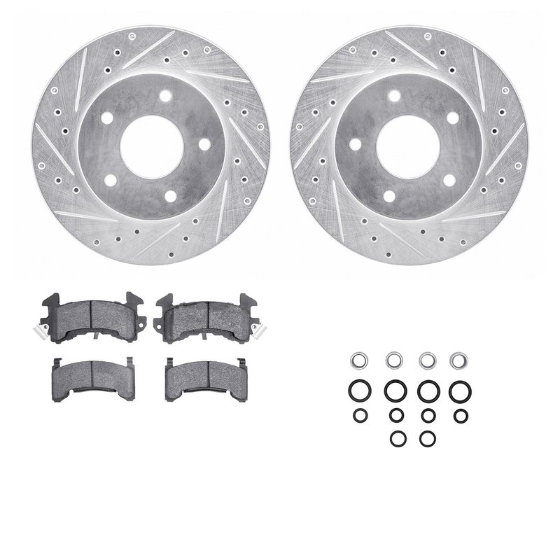 Dynamic Friction 7512-52037 Disc Brake Kit - Rear