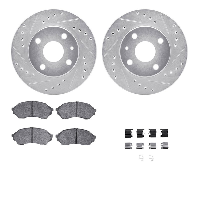 Dynamite Friction 7512-54000 Disc Brake Kit - Front