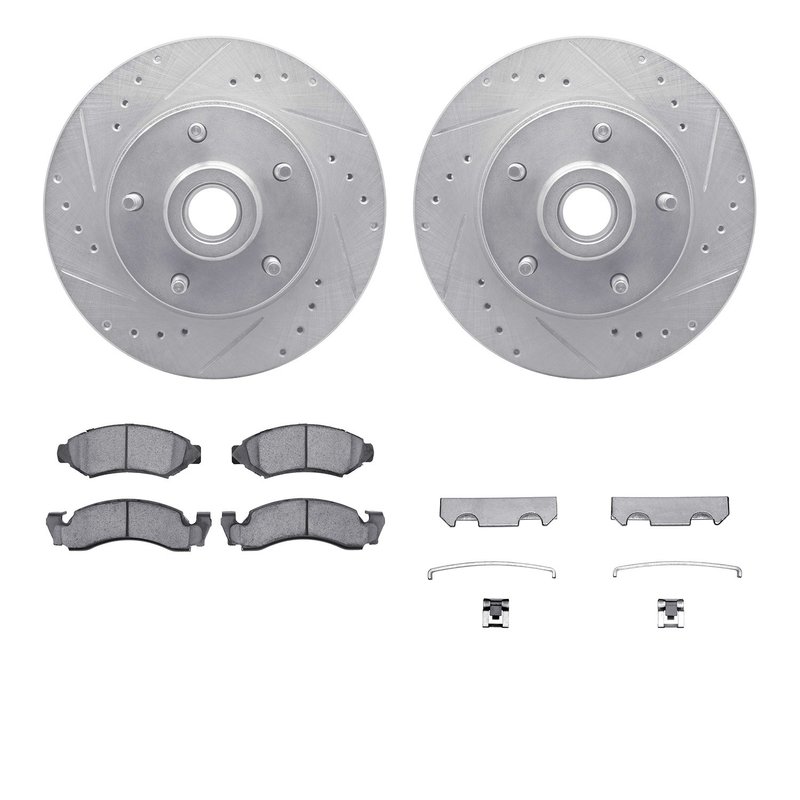 Dynamite Friction 7512-54023 Disc Brake Kit - Front