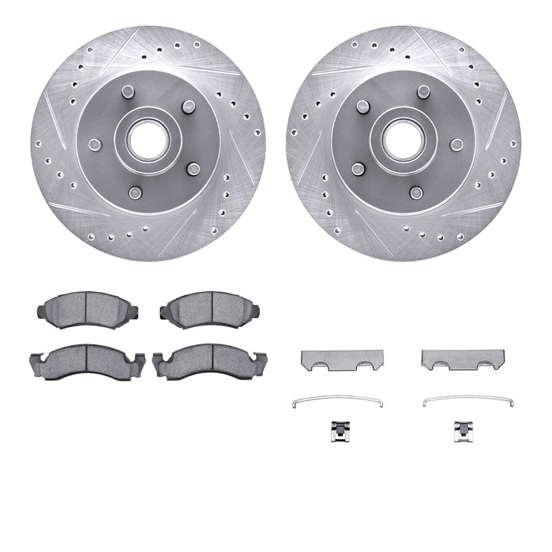 Dynamic Friction 7512-54024 Disc Brake Kit - Front