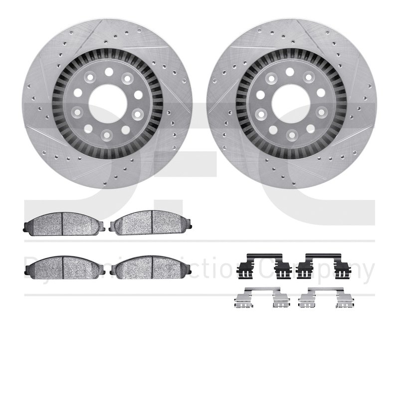 Dynamite Friction 7512-54031 Disc Brake Kit - Front