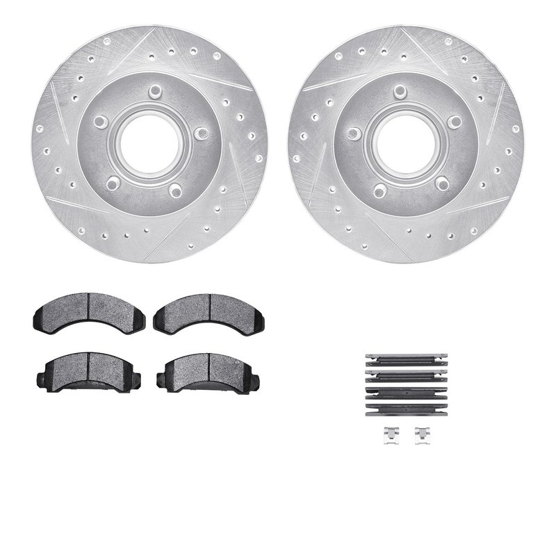 Dynamite Friction 7512-54057 Disc Brake Kit - Front