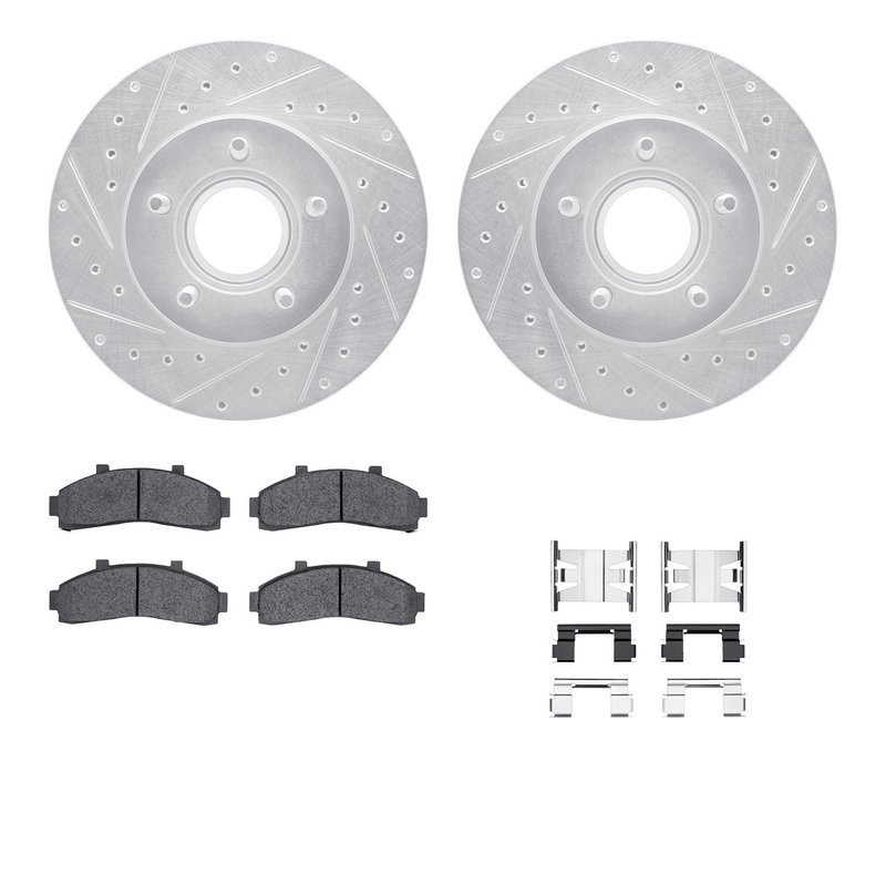 Dynamite Friction 7512-54102 Disc Brake Kit - Front