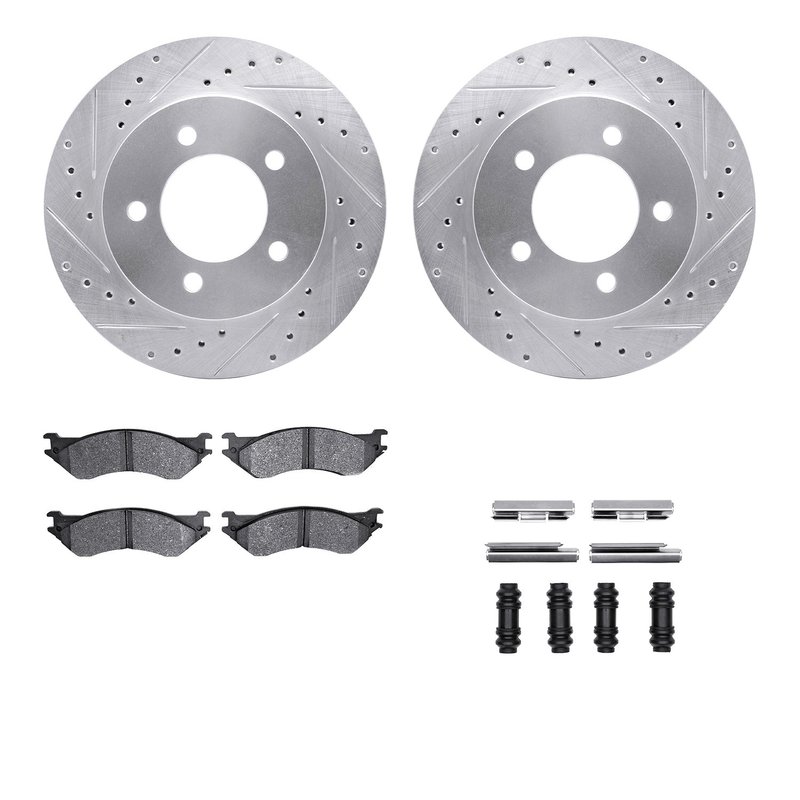 Dynamite Friction 7512-54120 Disc Brake Kit - Front