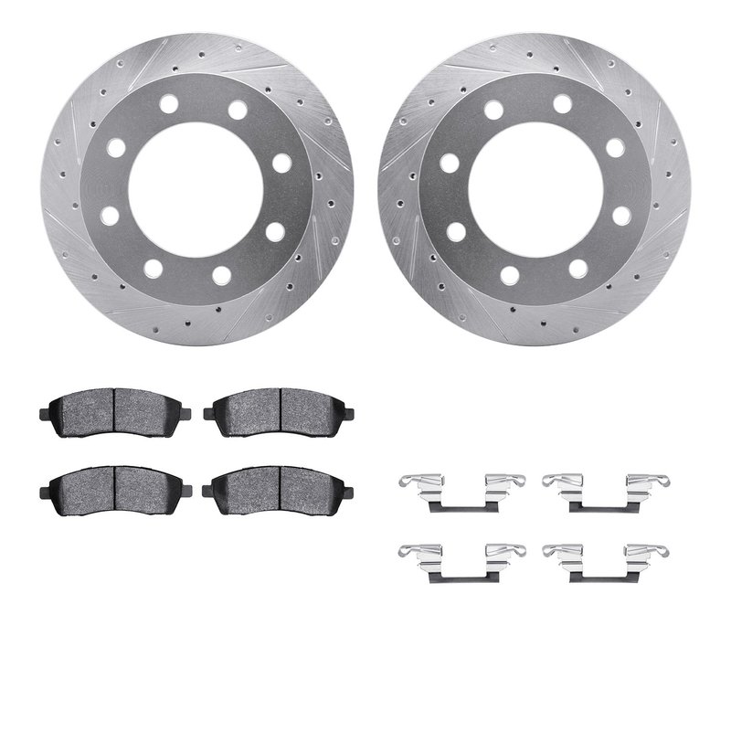 Dynamite Friction 7512-54131 Disc Brake Kit - Rear