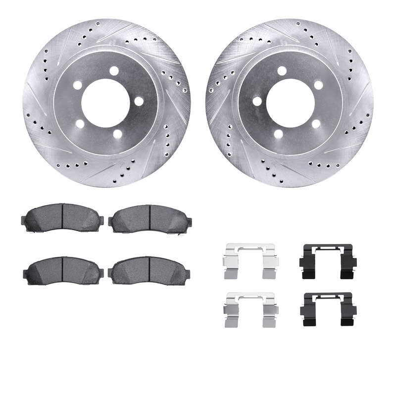 Dynamite Friction 7512-54143 Disc Brake Kit - Front