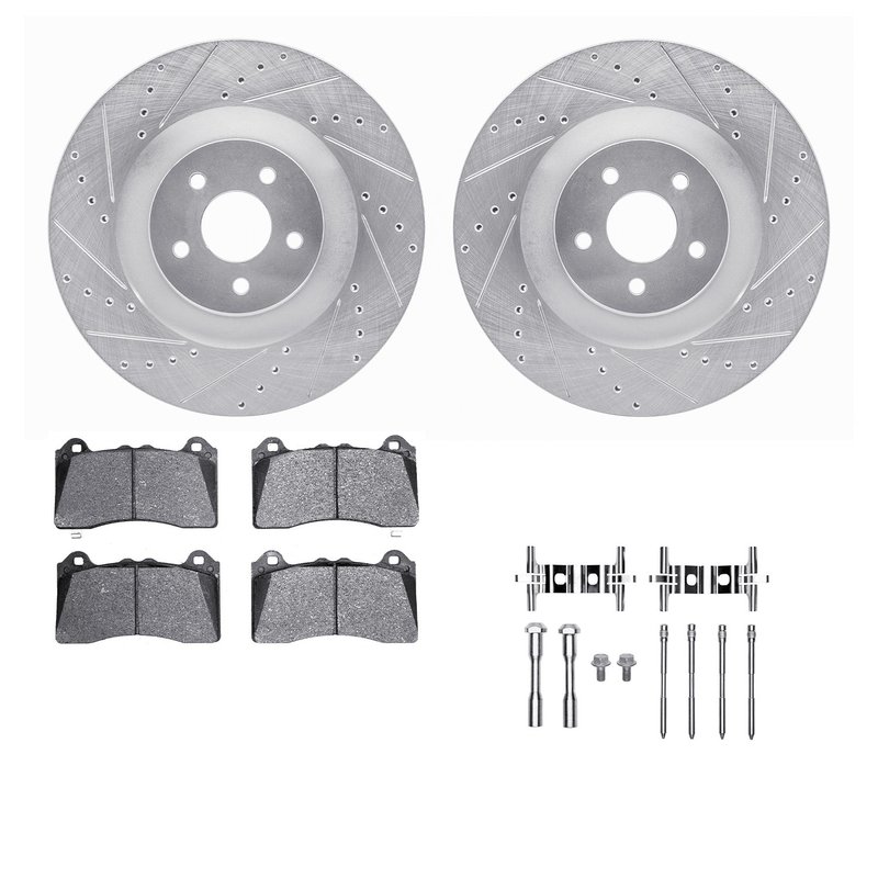 Dynamite Friction 7512-54176 Disc Brake Kit - Front