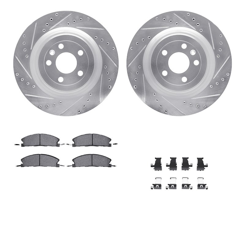 Dynamite Friction 7512-54214 Disc Brake Kit - Front