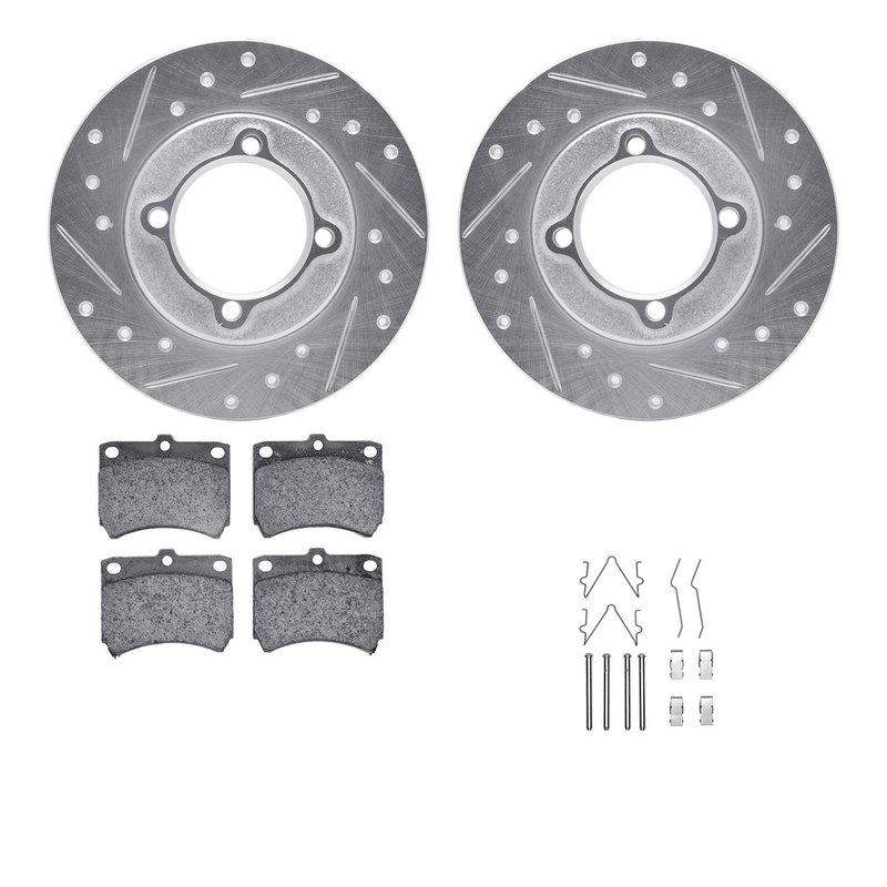 Dynamite Friction 7512-54222 Disc Brake Kit - Front