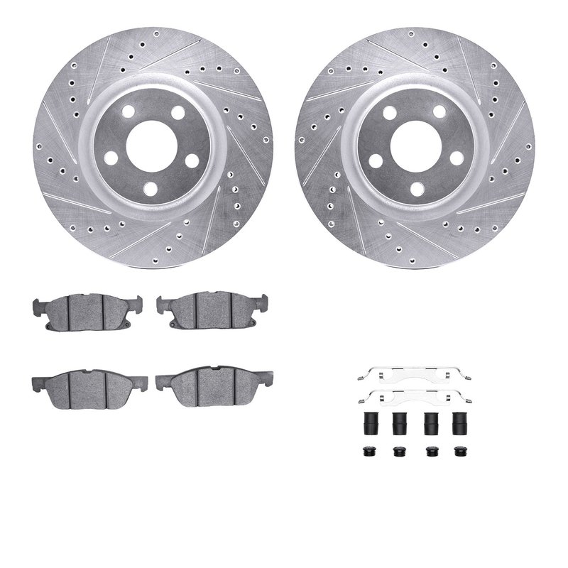 Dynamite Friction 7512-54233 Disc Brake Kit - Front