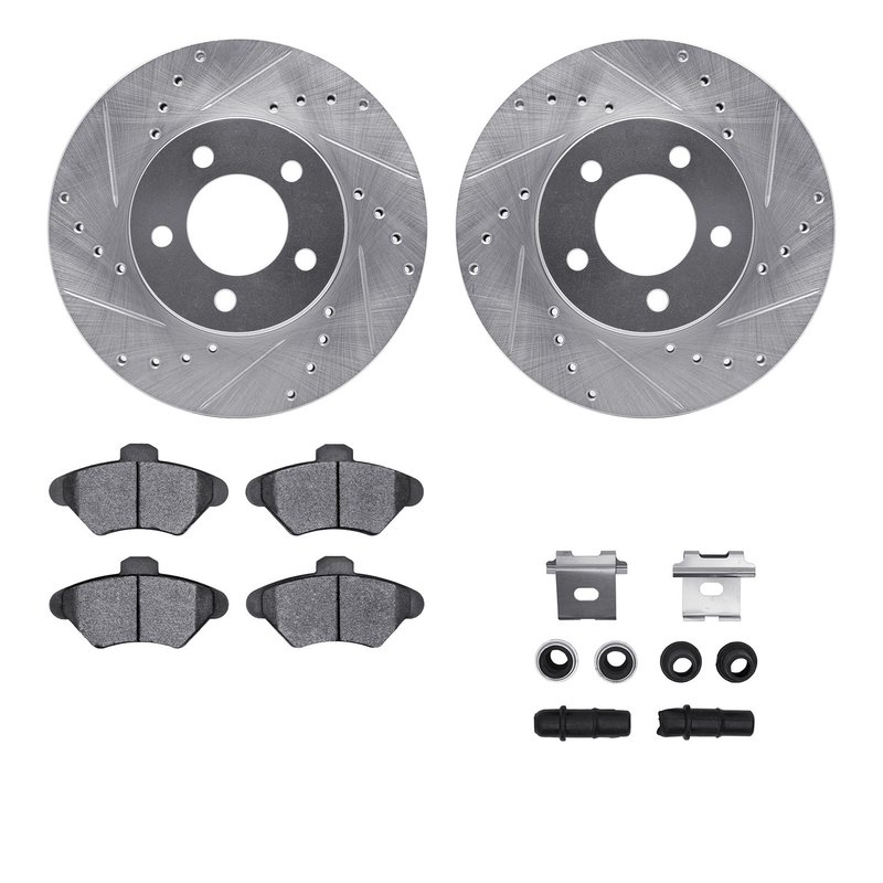 Dynamic Friction 7512-54354 Disc Brake Kit - Front