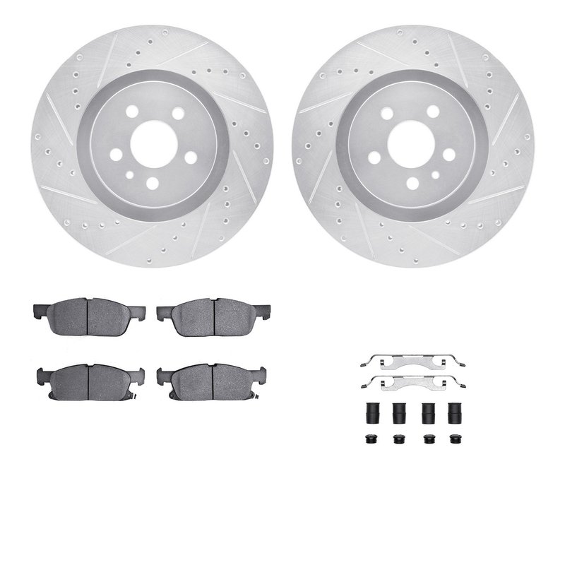 Dynamite Friction 7512-55010 Disc Brake Kit - Front