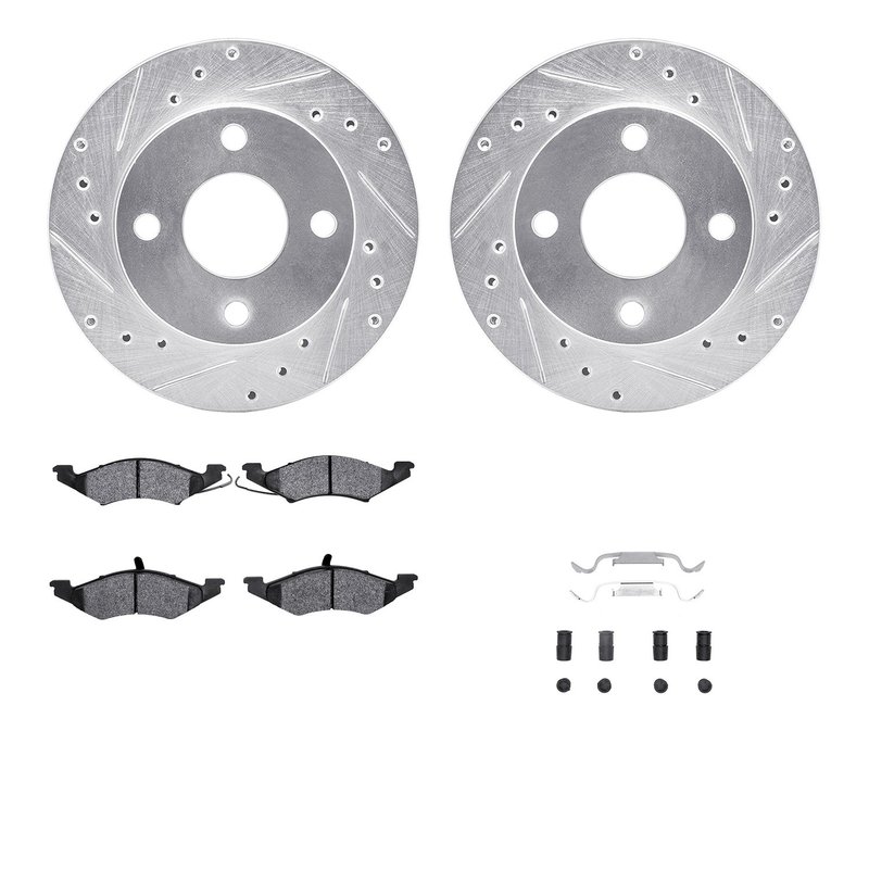 Dynamite Friction 7512-55030 Disc Brake Kit - Front