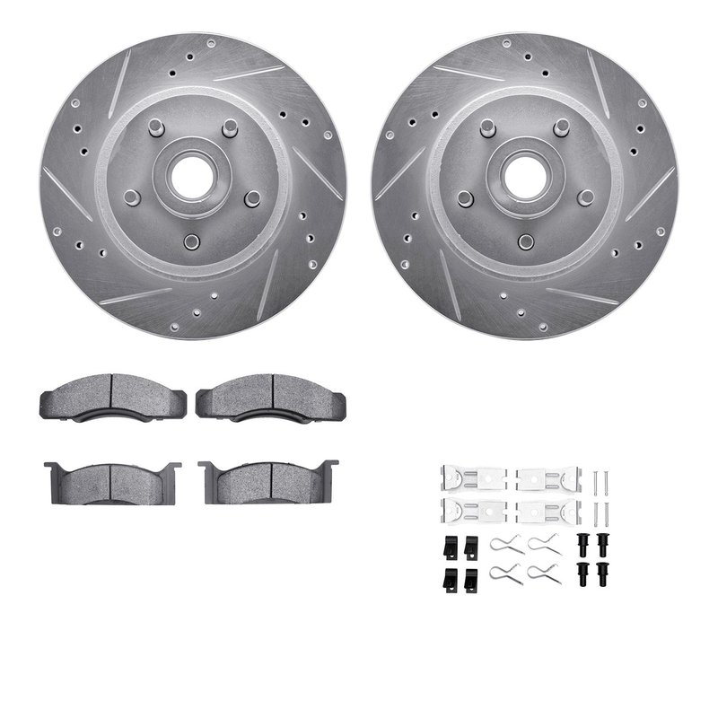 Dynamic Friction 7512-55037 Disc Brake Kit - Front