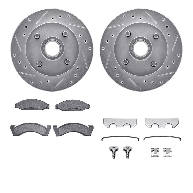 Dynamite Friction 7512-55046 Disc Brake Kit - Front