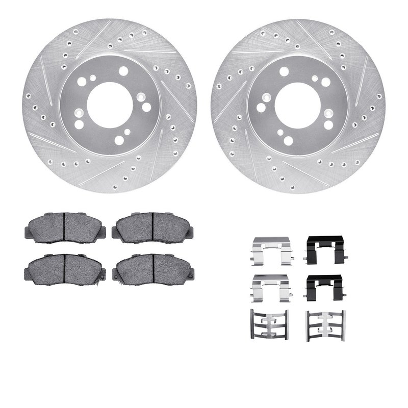 Dynamite Friction 7512-58007 Disc Brake Kit - Front