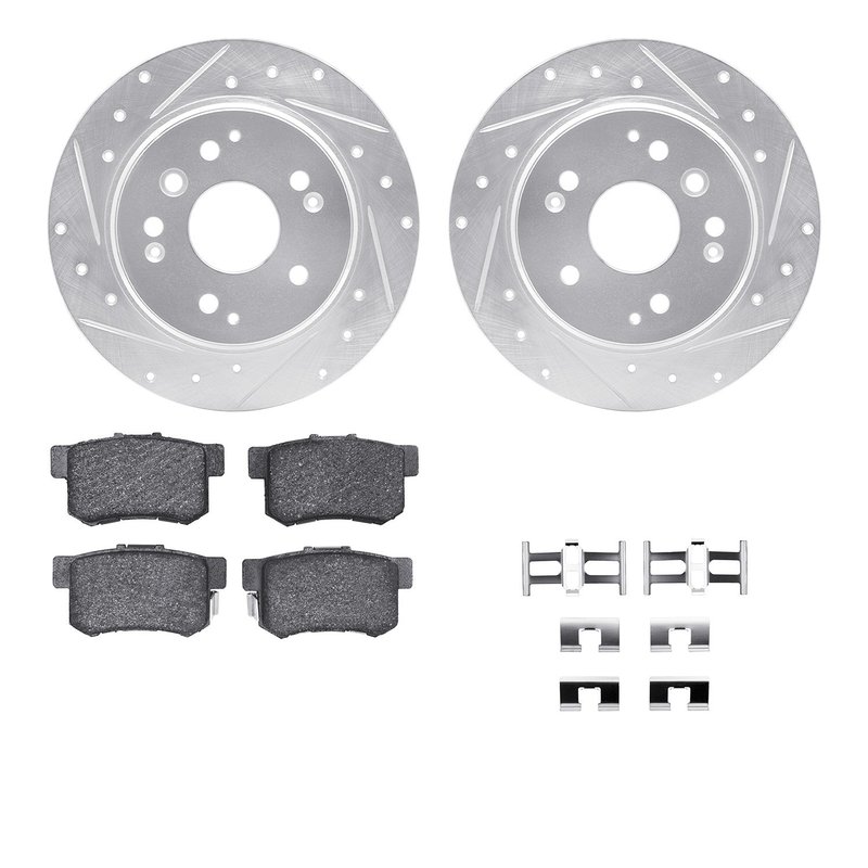 Dynamite Friction 7512-58012 Disc Brake Kit - Rear