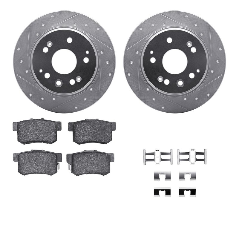 Dynamite Friction 7512-58018 Disc Brake Kit - Rear