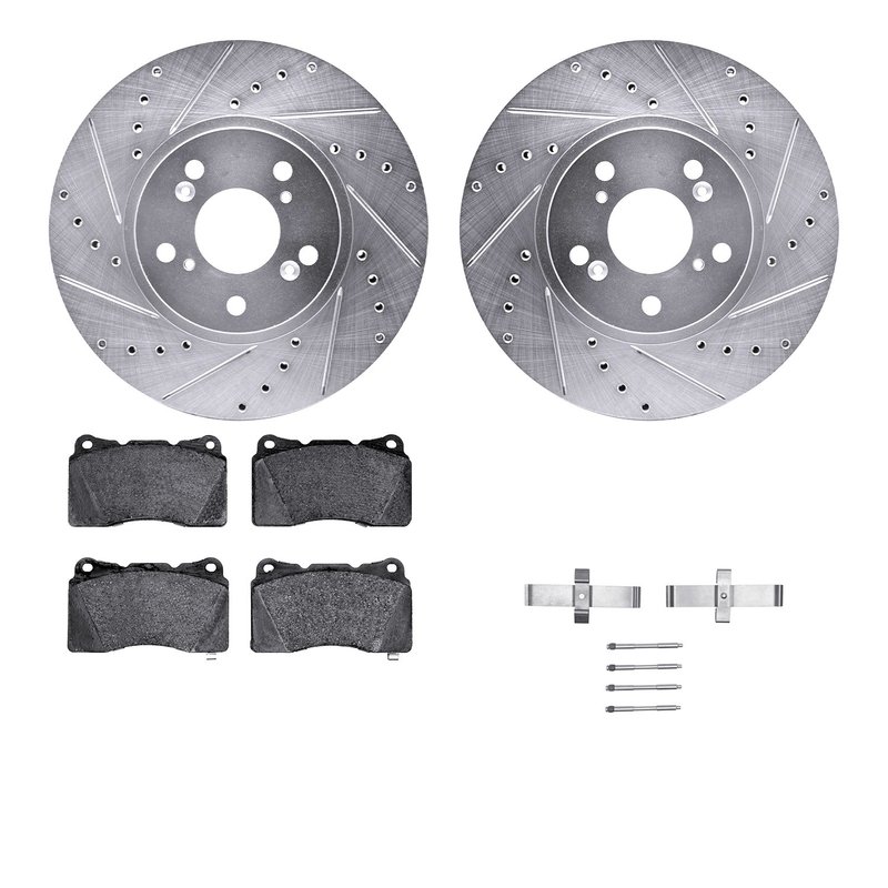 Dynamite Friction 7512-58025 Disc Brake Kit - Front